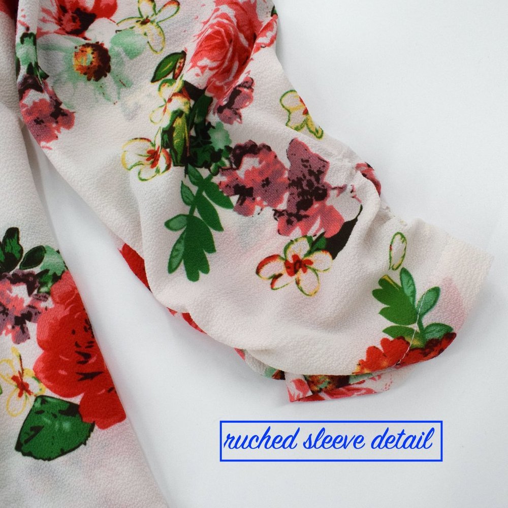 Michel Floral Jacket M - Picture 5 of 8